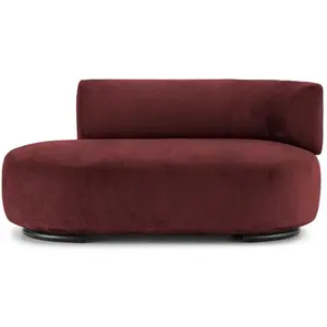 KARTELL canapé dormeuse K-WAITING PAOLINA DX (Burgundy - Tissu chenill...