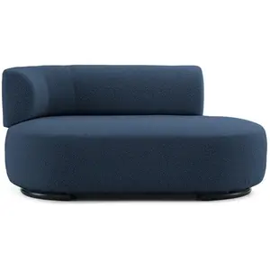 KARTELL canapé dormeuse K-WAITING PAOLINA SX (Blue - Tissu bouclé et a...