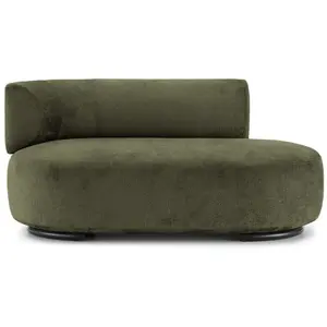 KARTELL canapé dormeuse K-WAITING PAOLINA SX (Green - Tissu chenille e...