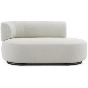 KARTELL canapé dormeuse K-WAITING PAOLINA SX (Ecru - Tissu bouclé et a...
