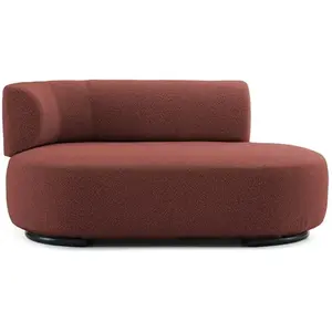 KARTELL canapé dormeuse K-WAITING PAOLINA SX (Brick red - Tissu bouclé...
