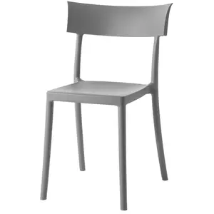 Kartell - Chaise empilable Catwalk - Gris - Technopolymère thermoplast... pas cher