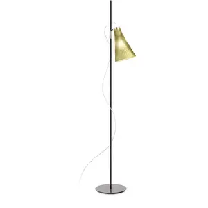 Kartell K-Lux lampe sur pied, à 1 lampe, noir/vert pas cher