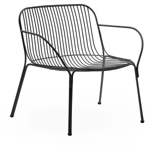 Fauteuil de jardin en acier noir Hiray - Kartell