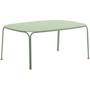 Table basse de jardin en acier vert 38 cm Hiray - Kartell pas cher