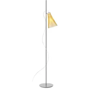 Kartell K-Lux lampe sur pied, à 1 lampe, gris/jaune pas cher