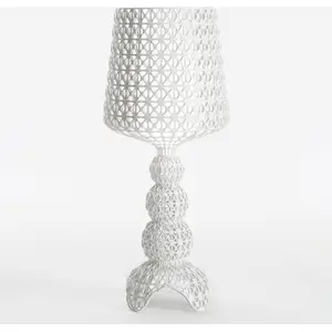 Comparateur de prix : Kartell Mini Kabuki, Lampe de table, Blanc Opaques