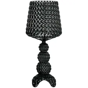 Comparateur de prix : Kartell Mini Kabuki, Lampe de table, Noir Opaques