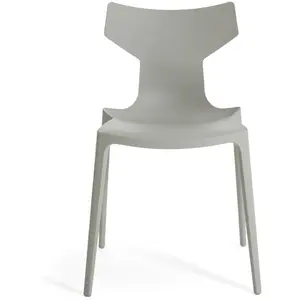 Kartell Set De 2 Chaises Re-Chair (Gris - Technopolymère Thermoplasti... pas cher