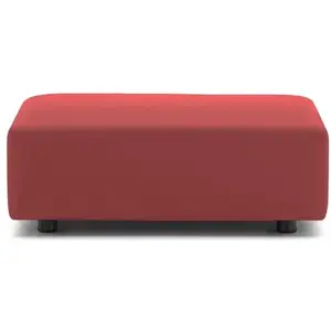 Kartell Pouf Plastics Duo Tech Fabric (Brique - Faux Cuir)