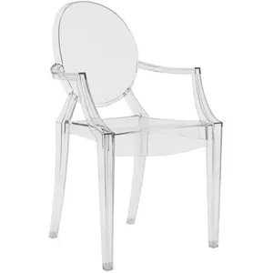 Chaise Louis Ghost - transparent Kartell pas cher