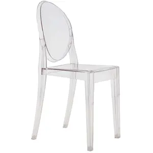Kartell Victoria Ghost, Chaise, Cristal, Lot de 2 pas cher