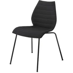 Kartell - Chaise empilable Maui - Noir - Tissu Trevira - Designer Vico...Vendu parmade-in-design