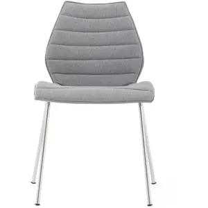 KARTELL set de 2 chaises MAUI SOFT NOMA (Gris - Tissu Noma / Structure... pas cher