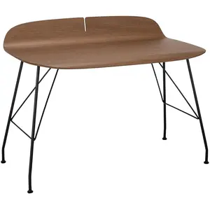 Table d?appoint Earl of Wood - bois foncé/noir Kartell