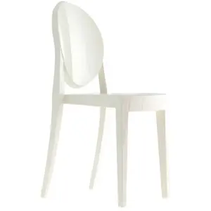 Kartell Victoria Ghost, Chaise, Blanc, Lot de 2 pas cher