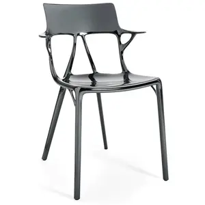 Comparateur de prix : Kartell - Fauteuil A. I - Métal - Technopolymère thermoplastique recyclé - Designer Philippe Starck