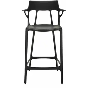Tabouret de bar A.I. - noir - Hauteur d'assise 65 cm Kartell pas cher