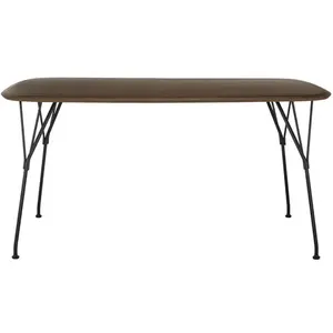 Kartell Table Rectangulaire Viscount Of Wood 145 Cm (Plateau En Noyer,...