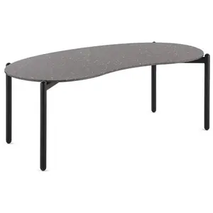 Comparateur de prix : KARTELL table basse UNDIQUE H 44 cm (Plateau Terrazzo noir, structure ...