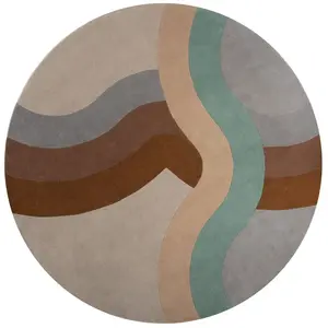 Tapis rond vert 250 cm - Kartell