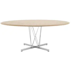 KARTELL table ovale VISCOUNT OF WOOD 192 x 118 cm (Plateau en frêne, s...