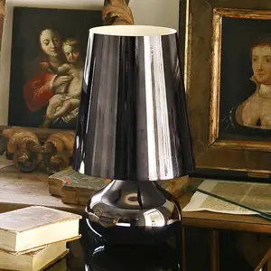 Kartell Cindy lampe à poser LED, métallisé platine pas cher