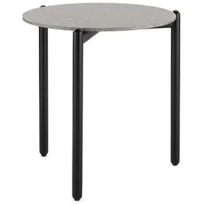KARTELL table basse UNDIQUE H 51 cm (Plateau en Terrazzo gris clair, s...