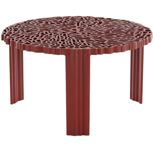 Kartell - Table basse T-Table - Rouge - PMMA soft touch - Designer Pat...Vendu parmade-in-design