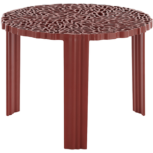Kartell - Table basse T-Table - Rouge - PMMA soft touch - Designer Pat...Vendu parmade-in-design