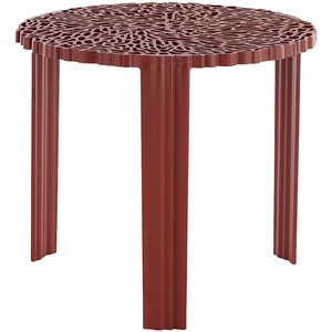 Kartell - Table basse T-Table - Rouge - PMMA soft touch - Designer Pat...Vendu parmade-in-design