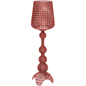 Kartell - Lampadaire d'extérieur Kabuki - Rouge - Technopolymère therm... pas cher