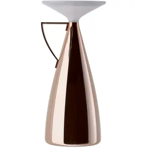 Kartell - Lampe sans fil rechargeable Camomille - Cuivre - PMMA recyclé - Designer Philippe Starck