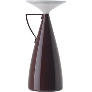 Kartell - Lampe sans fil rechargeable Camomille - Rouge - PMMA recyclé... pas cher