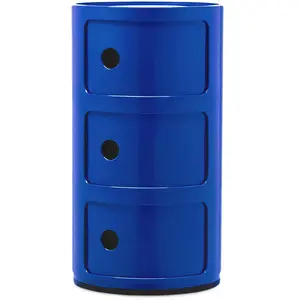 Kartell - Rangement Componibili - Bleu - ABS - Designer Anna Castelli ... pas cher