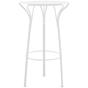 KARTELL table haute pour l'extérieur HIRAY (Blanc - Acier verni)