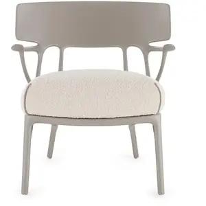 Comparateur de prix : Kartell - Fauteuil rembourré A. I - Gris - Technopolymère thermoplasti...