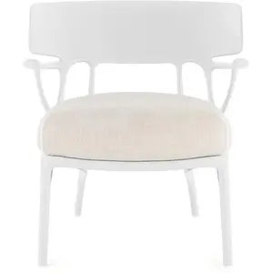 Comparateur de prix : Kartell - Fauteuil rembourré A. I - Blanc - Technopolymère thermoplast...