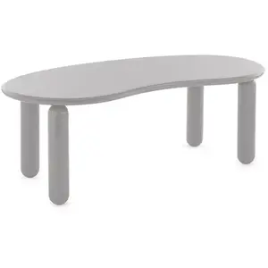 Kartell Table Basse Undique Mas H 44 Cm (Gris - Bois De Hêtre Laqué Po...