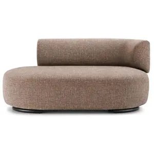 KARTELL canapé dormeuse K-WAITING PAOLINA DX (Marron - Tissu texturé e...