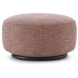 KARTELL pouf K-WAITING (Burgundy - Tissu texturé et acier peint)
