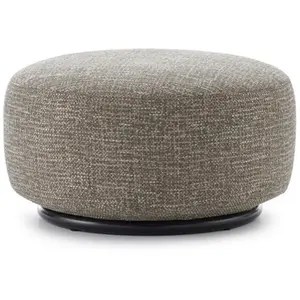 KARTELL pouf K-WAITING (Gris - Tissu texturé et acier peint)