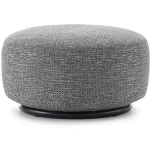 KARTELL pouf K-WAITING (Sky bleue - Tissu texturé et acier peint)