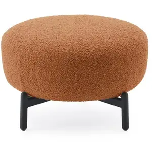 Pouf Lunam Curly - Curly orange Kartell