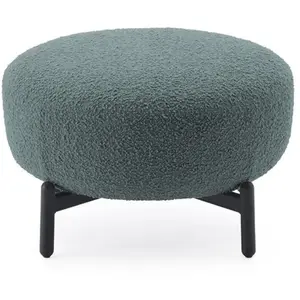 Pouf Lunam Curly - Curly petrol Kartell