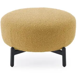 Pouf Lunam Curly - Curly jaune Kartell