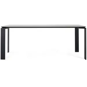 KARTELL table FOUR CERAMIC 190x90xH73 cm (Blanc - Grès finition Marbre...
