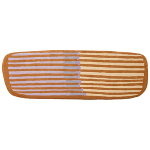 KARTELL tapis PARAYS 300 x 100 cm (Rouge brique - Laine de l'Himalaya,...