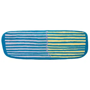 KARTELL tapis PARAYS 300 x 100 cm (Bleu - Laine de l'Himalaya, teintur...