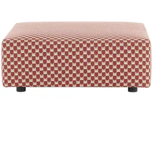 Kartell - Pouf Plastics - Rouge - Tissu outdoor - Designer Piero Lisso... pas cher